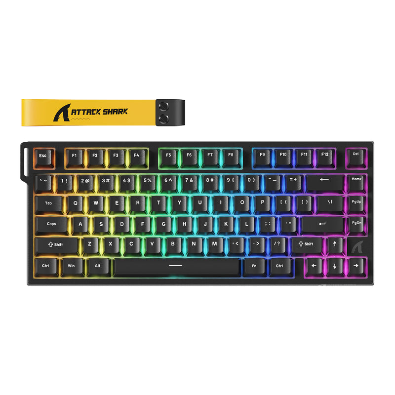 Attack Shark R82 HE Rapid Trigger Magnetic Keyboard – Black