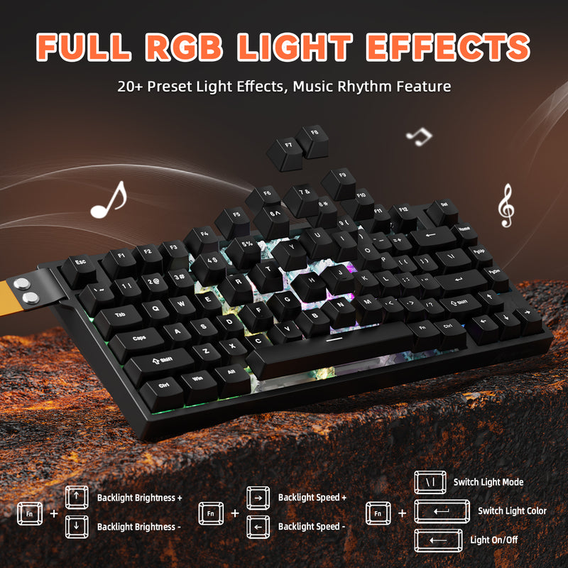 Attack Shark R82 HE Rapid Trigger Magnetic Keyboard – Black - Image 7