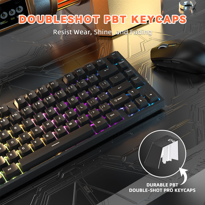 Attack Shark R82 HE Rapid Trigger Magnetic Keyboard – Black - Image 4