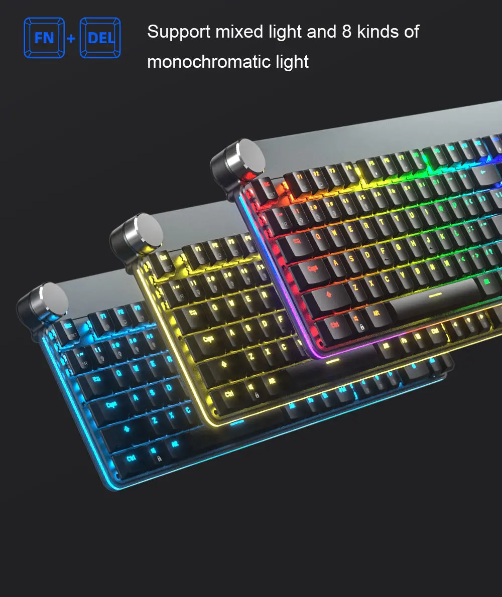 Motospeed GK81 Wireless Mechanical Gaming Keyboard - Image 6