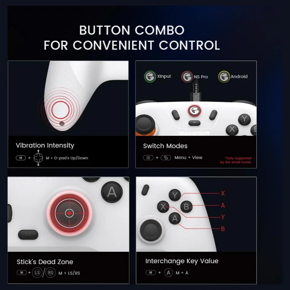 GameSir Nova Lite Gamepad – Multi-Platform Wireless, Hall Effect Joysticks, Dual Rumble Motors, iOS/Android - Image 6